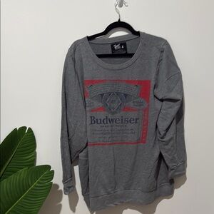 Budweiser Gray Sweatshirt